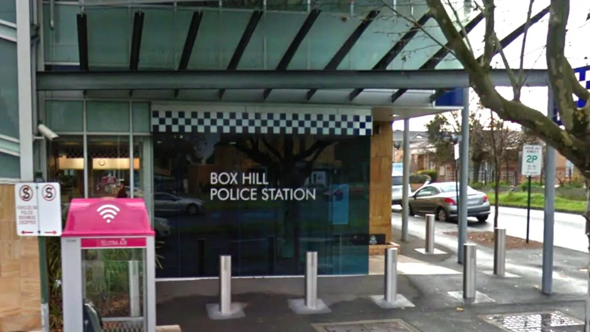 Box Hill police station in Melbourne, Australia. (Screenshot/Google Maps)