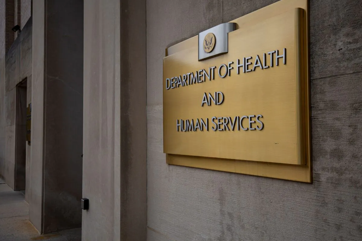 The Department of Health and Human Services building in Washington on July 22, 2019. (ALASTAIR PIKE/AFP/Getty Images)
