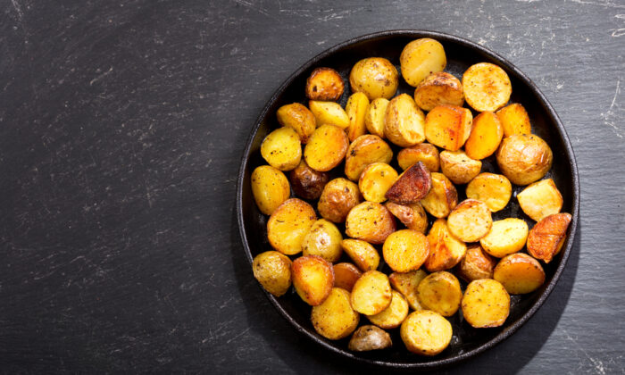 Potatoes in Roasted Sesame & Coconut with Lime (Recipe)