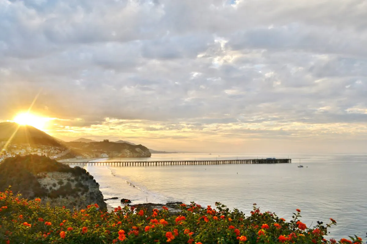 Avila Beach pier at sunrise. (Courtesy of Highway 1 Discovery Route)