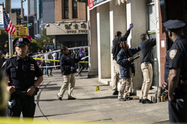 the scene of an attack