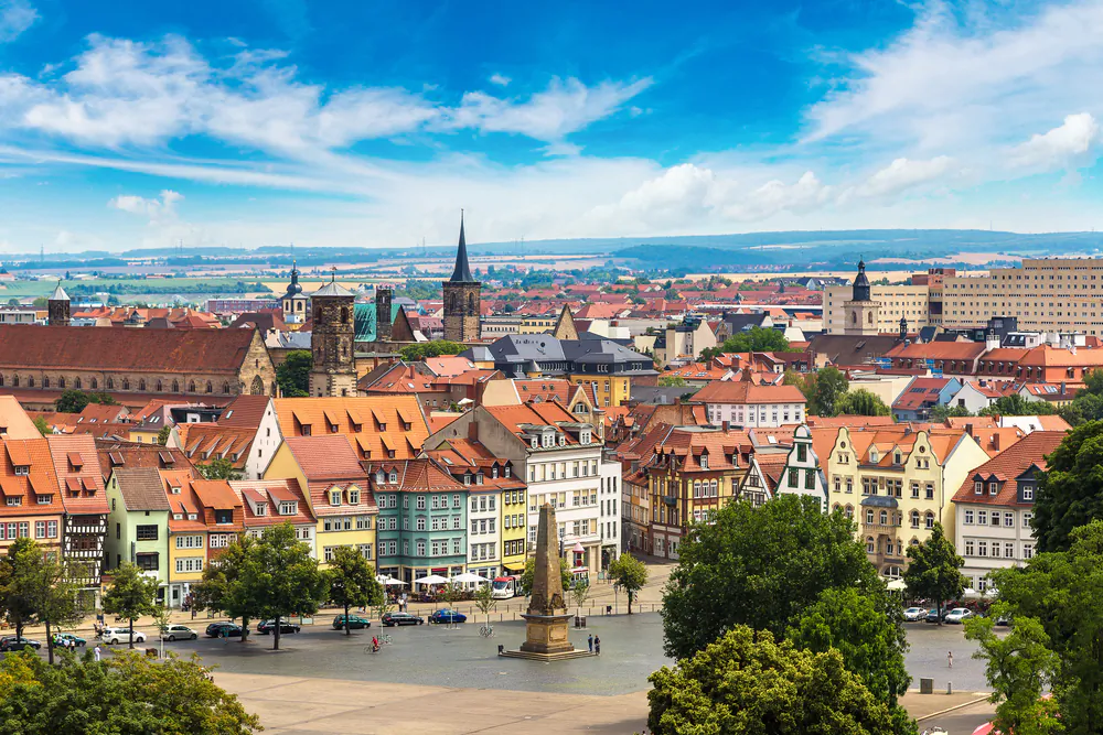 A view of Erfurt on a summer day.  (Shutterstock)