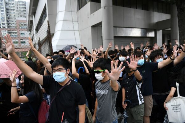 Hong Kong anti-mask protest