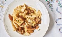 Marica’s Strapponi With Porcini Mushrooms