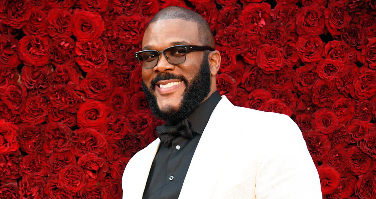 Actor Tyler Perry attends the grand opening of Tyler Perry Studios in Atlanta, Ga., on Oct. 5, 2019. (Paul R. Giunta/Getty Images)