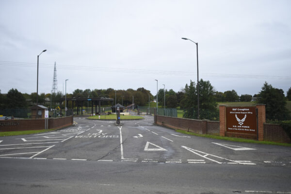A general view of RAF Croughton military base on October 7, 2019 near Brackley, England. (Peter Summers/Getty Images)