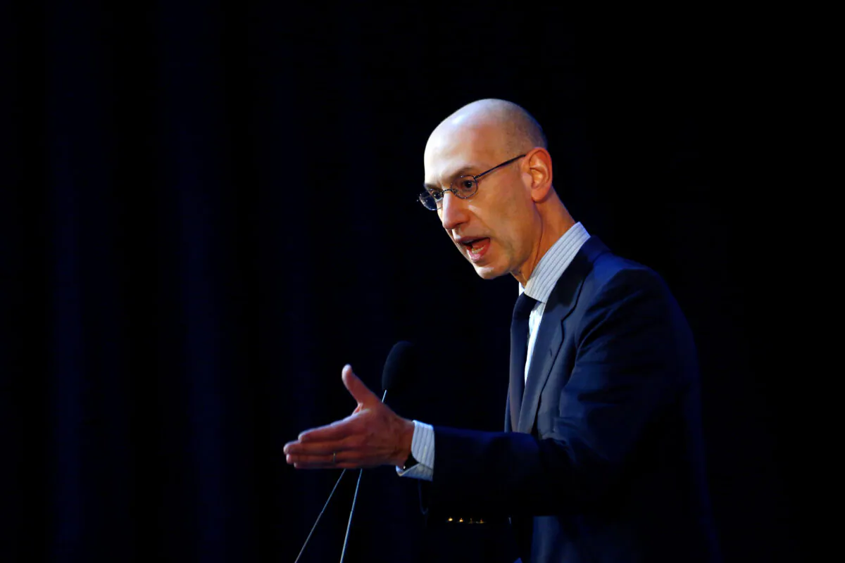 NBA Commissioner Adam Silver attends a news conference in Beijing, China on Dec. 10, 2016. (Thomas Peter/Reuters)