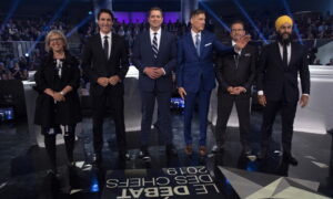 Trudeau Targeted in English Leaders' Debate