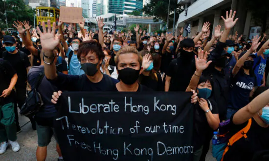 Hong Kong Protesters Gather Outside High Court to Show Support for Detained Activist