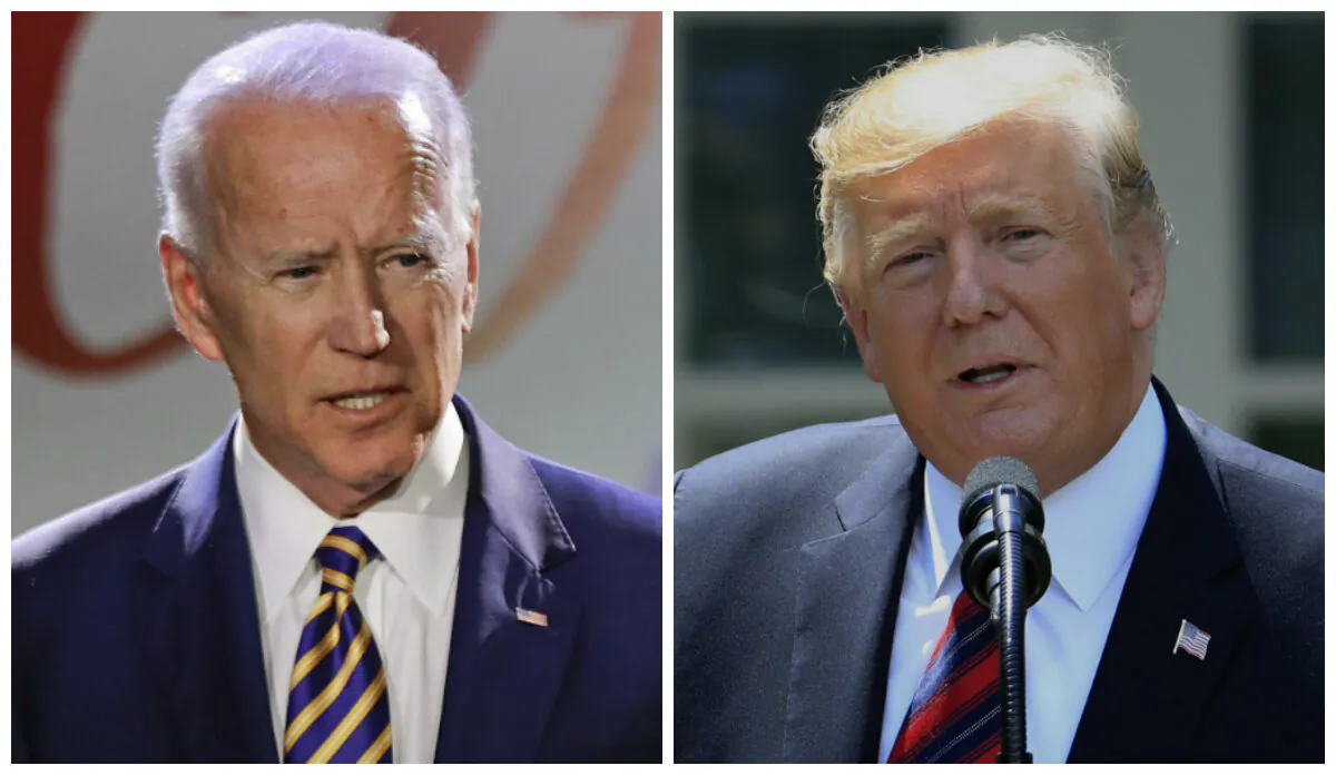 (L)-Former Vice President Joe Biden. (Frank Franklin II/AP Photo); President Donald Trump. (Manuel Balce Ceneta/AP Photo)