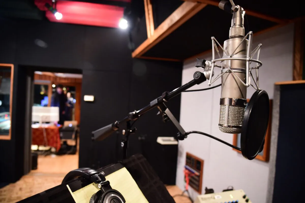 A recording studio on Dec. 6, 2017 in Los Angeles, Calif. (ROBYN BECK/AFP/Getty Images)