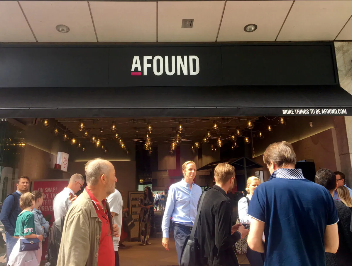 H&M-owned multi-brand discount store Afound on the day of the brand's launch, in Stockholm, Sweden, Jun. 14, 2018. (Anna Ringstrom/Reuters)