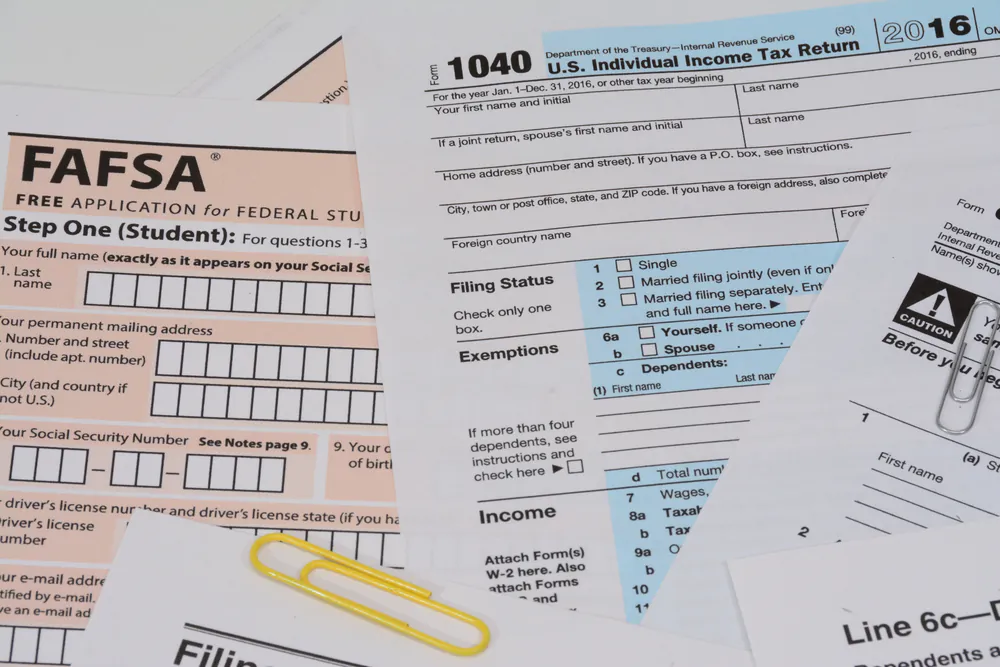 The Free Application for Federal Student Aid (FAFSA) for the 2010-2021 academic year became available on Oct. 1, 2019. It now requires information from 2018 tax returns. (Shutterstock)