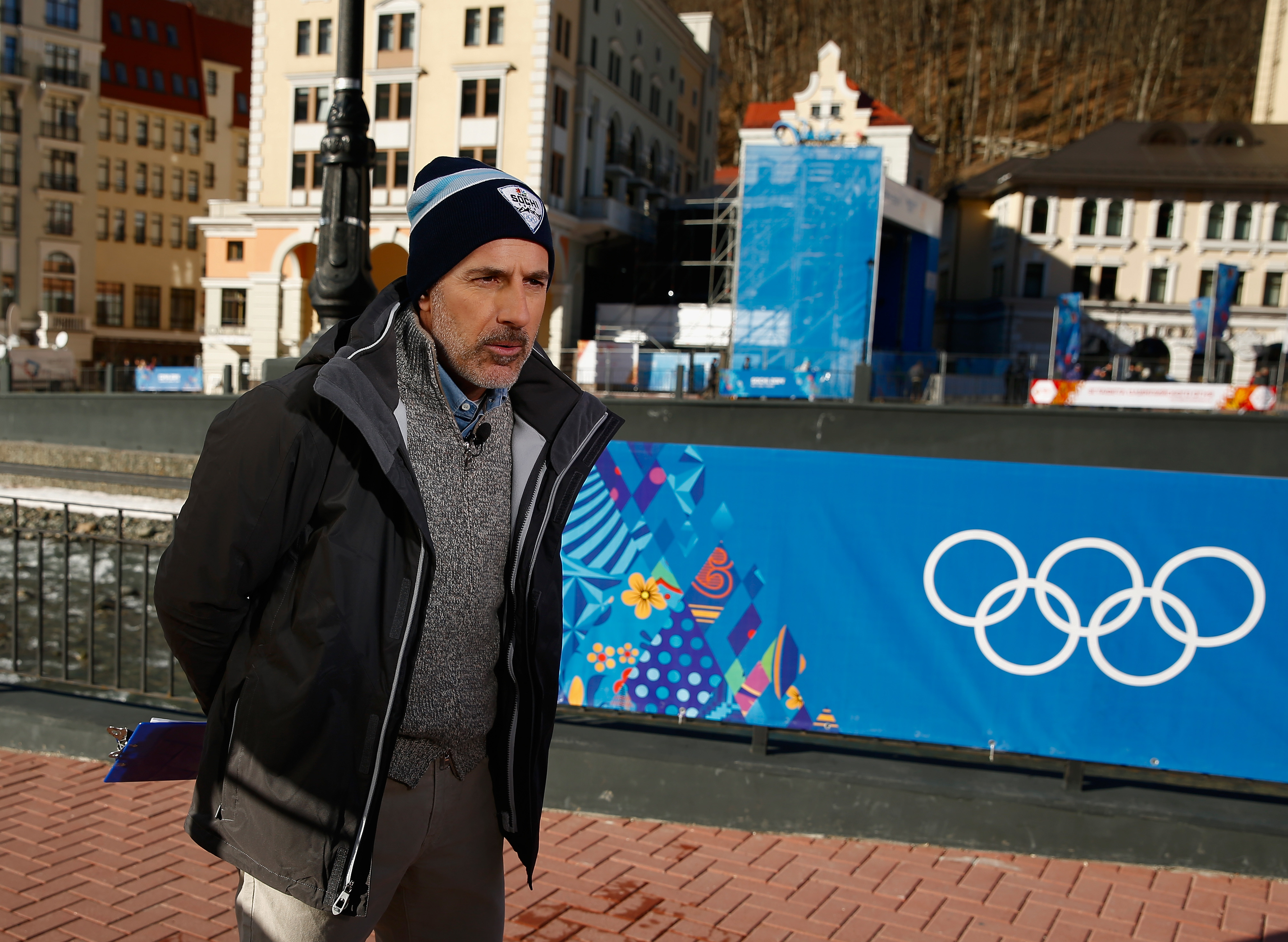 matt lauer in sochi