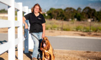 A Woman and Her Bloodhounds Are on the Trail