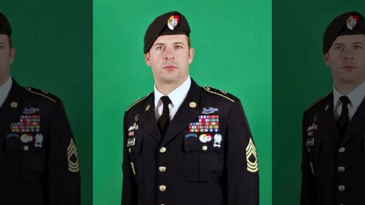 Army Master Sgt. Matthew O. Williams will receive the Medal of Honor for his actions during a 2008 battle in Afghanistan described by a fellow soldier as an "onslaught of fire and explosions." (U.S. Army )