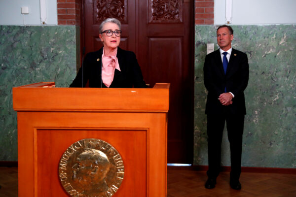 Announcement of Nobel Peace Prize