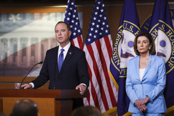 Nancy Pelosi and Rep. Adam Schiff