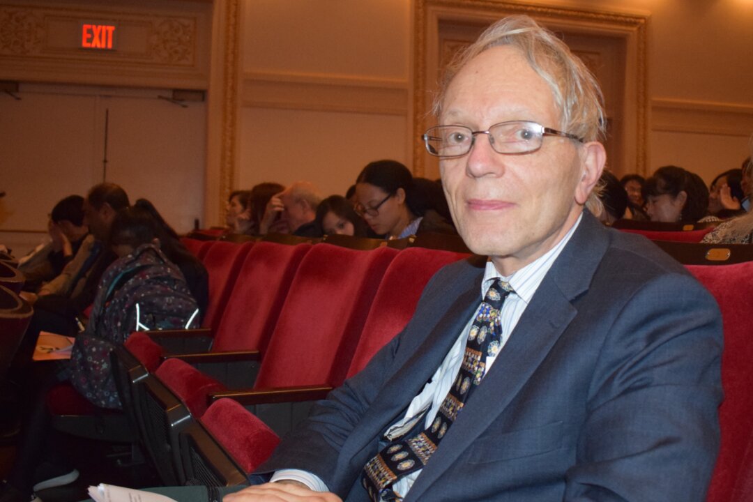 Rudolf Hauser enjoyed Shen Yun Symphony Orchestra at Carnegie Hall on Oct. 12, 2019. (Catherine Yang/The Epoch Times)