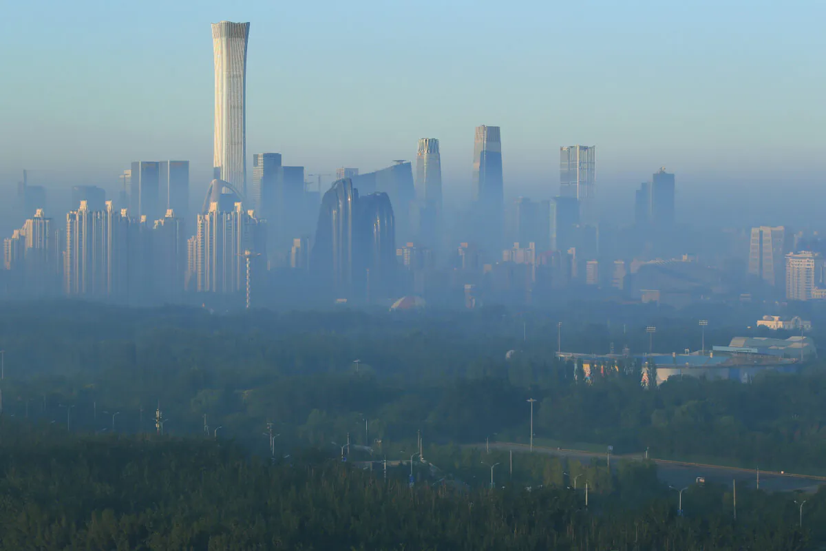 The skyline of the central business district is seen in the morning in Beijing, China on Aug. 21, 2019. (Reuters)