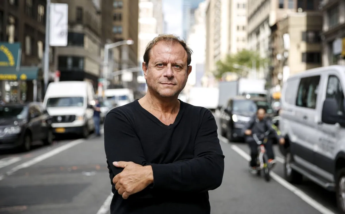 Dr. Michael Rectenwald, a former professor at New York University and author of “The Google Archipelago: The Digital Gulag and the Simulation of Freedom", in New York City on Oct. 4, 2019. (Samira Bouaou/The Epoch Times)