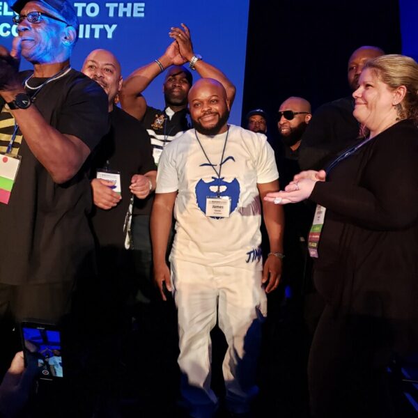 Dennis at the conference