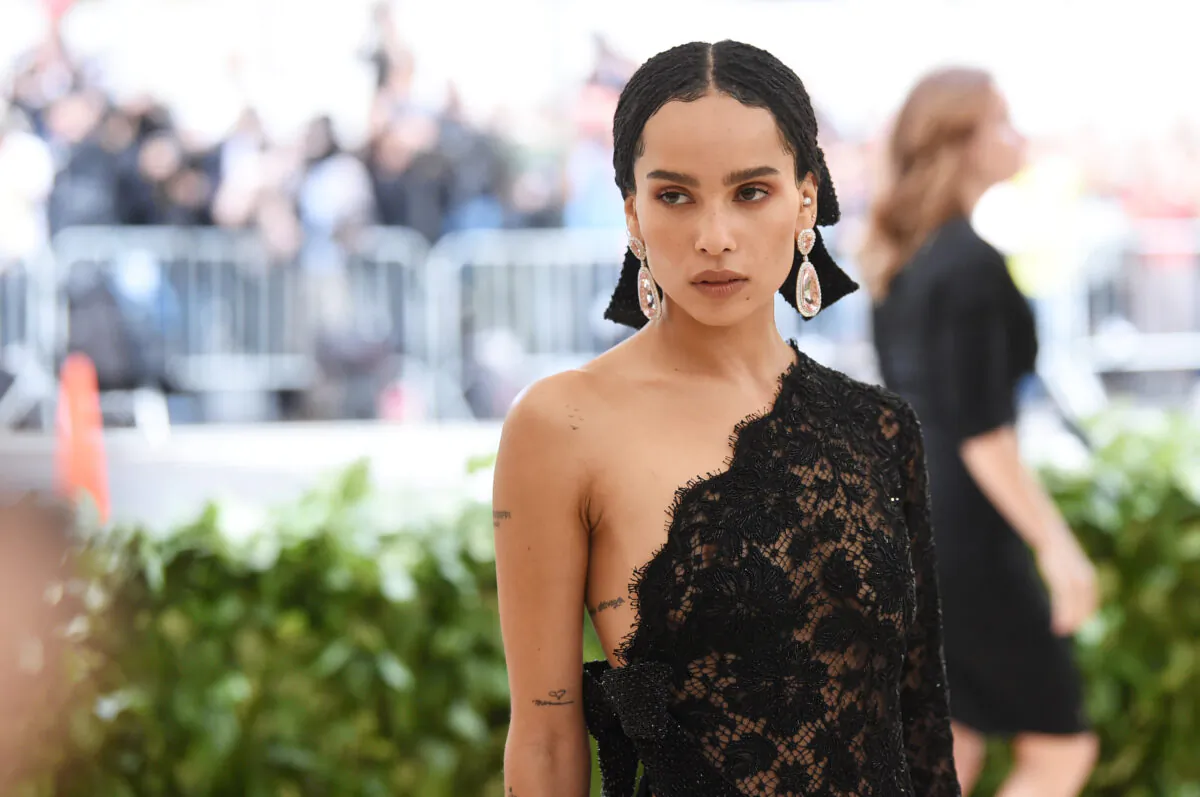 Zoë Kravitz attends the Heavenly Bodies: Fashion & The Catholic Imagination Costume Institute Gala at The Metropolitan Museum of Art in New York City on May 7, 2018. (Jamie McCarthy/Getty Images)