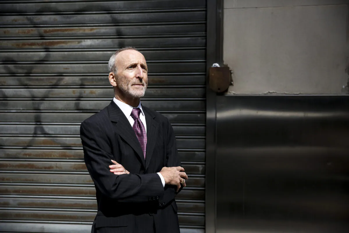 Marc Ruskin, retired FBI Special Agent and author of "The Pretender," in New York on Oct. 4, 2019. (Samira Bouaou/The Epoch Times)