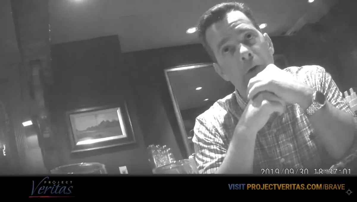 Patrick Davis, manager of field operations at CNN, on Sept. 30, 2019. (Project Veritas)