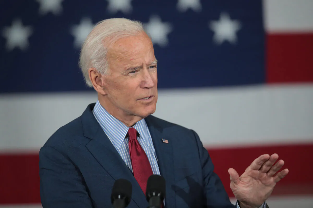 Democratic Presidential candidate former Vice President Joe Biden speaks during a campaign stop in Davenport, Iowa, on Oct. 16, 2019. (Scott Olson/Getty Images)