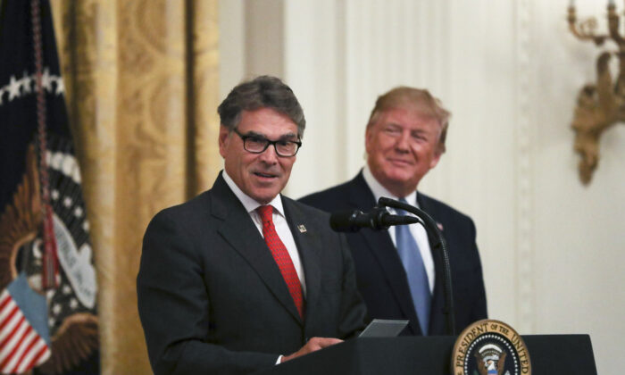 Trump Confirms Energy Secretary Rick Perry’s Resignation | The Epoch Times