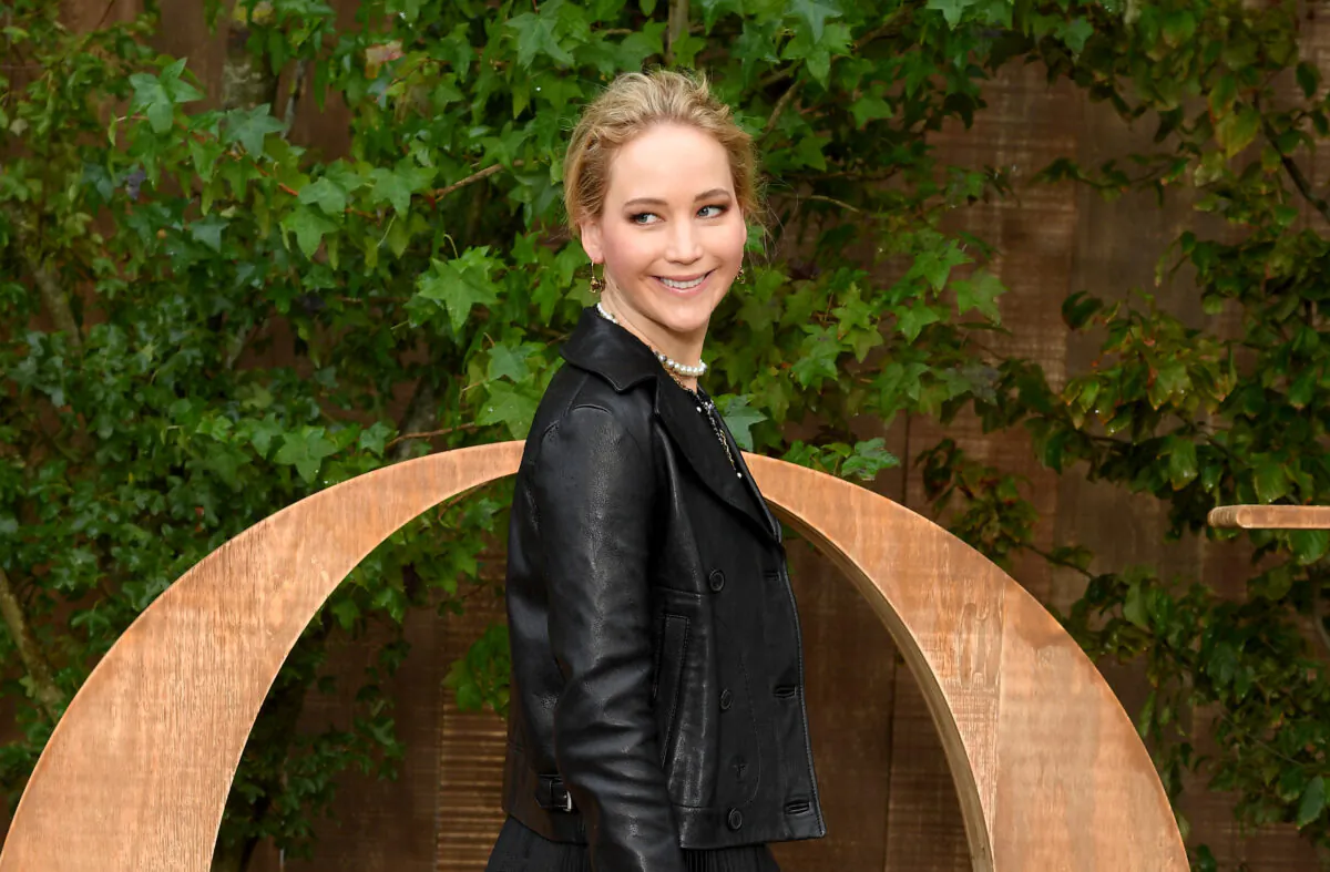 Jennifer Lawrence attends the Christian Dior Womenswear Spring/Summer 2020 show as part of Paris Fashion Week in Paris, France, on Sept. 24, 2019. (Pascal Le Segretain/Getty Images for Dior)