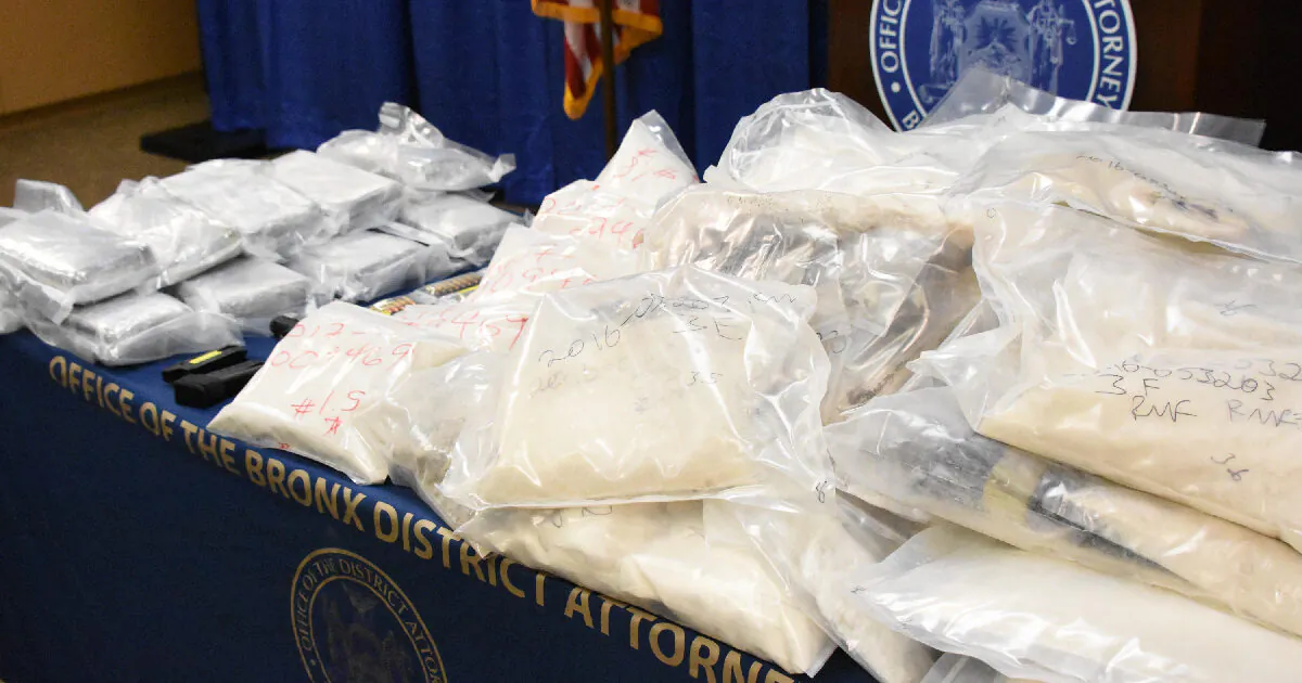 Fentanyl and heroin seized by the NYPD. (DEA)