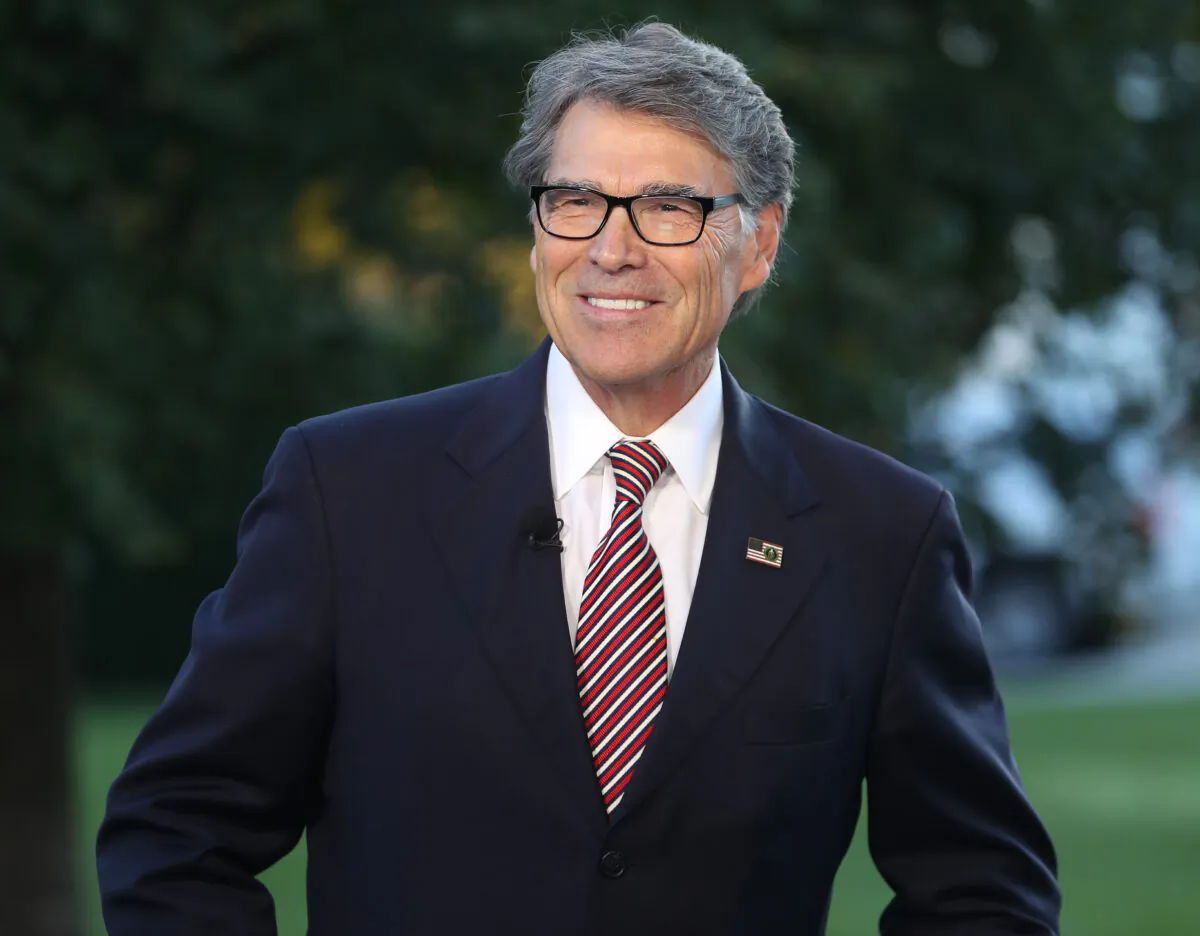 Secretary of Energy Rick Perry at the White House in Washington on Oct. 23, 2019. (Mark Wilson/Getty Images)