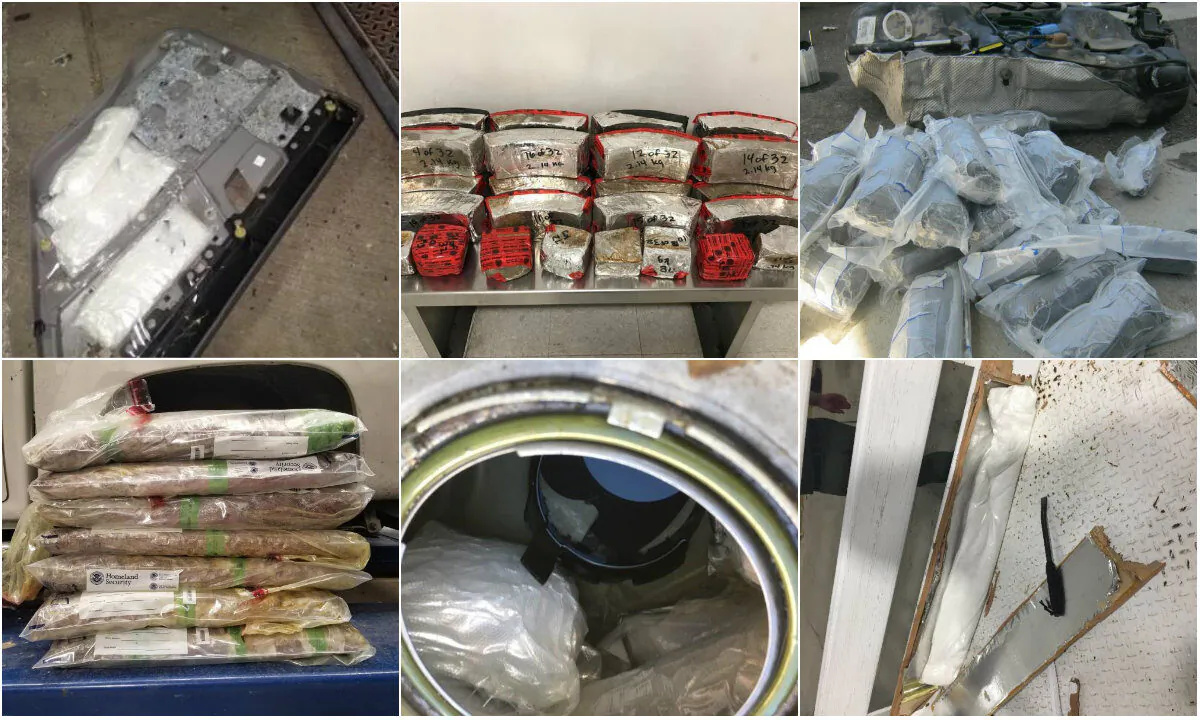 Packages of methamphetamine seized by U.S. Customs and Border Protection. (U.S. Customs and Border Protection)