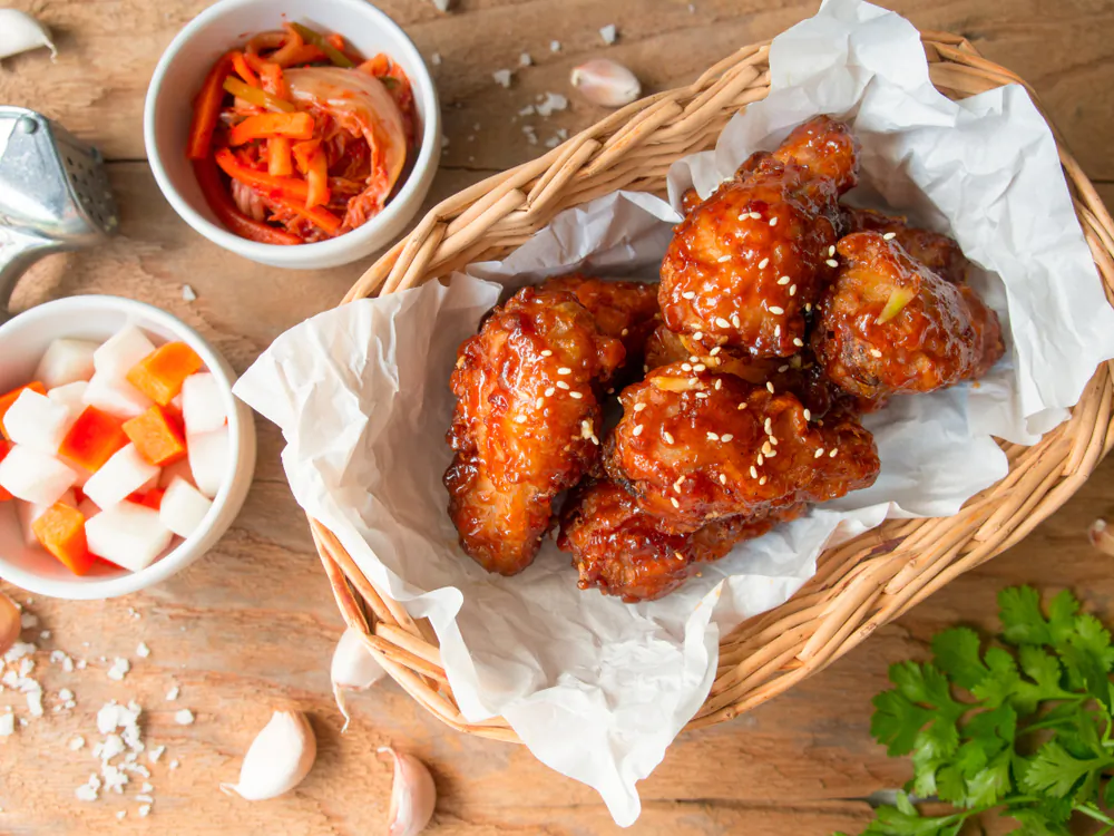 Korean fried chicken. (Shutterstock)