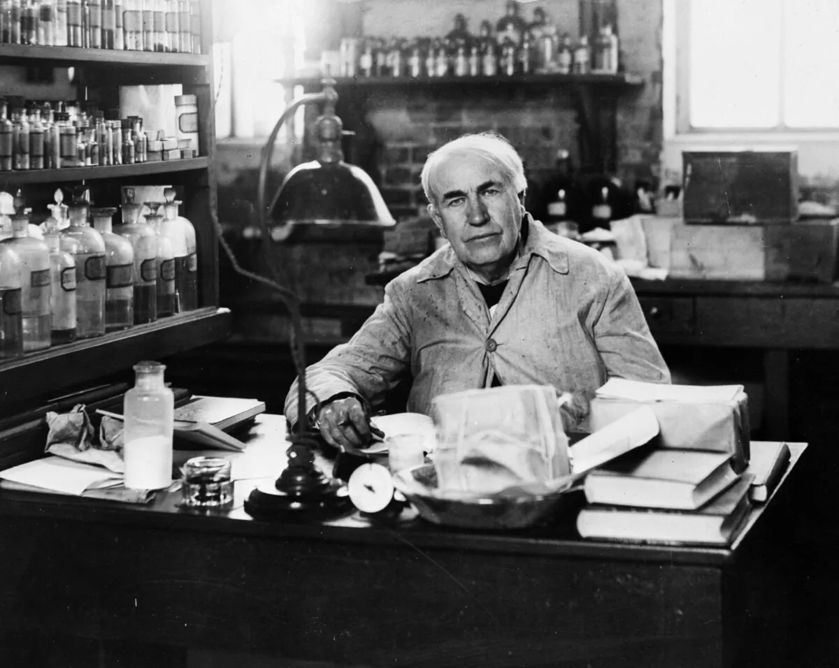 Thomas Edison was famous for not letting failure deter him. (Keystone/Getty Images)