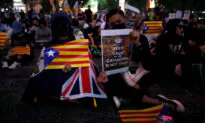 Hong Kong Pro-Democracy Protesters Rally for Catalan Separatists