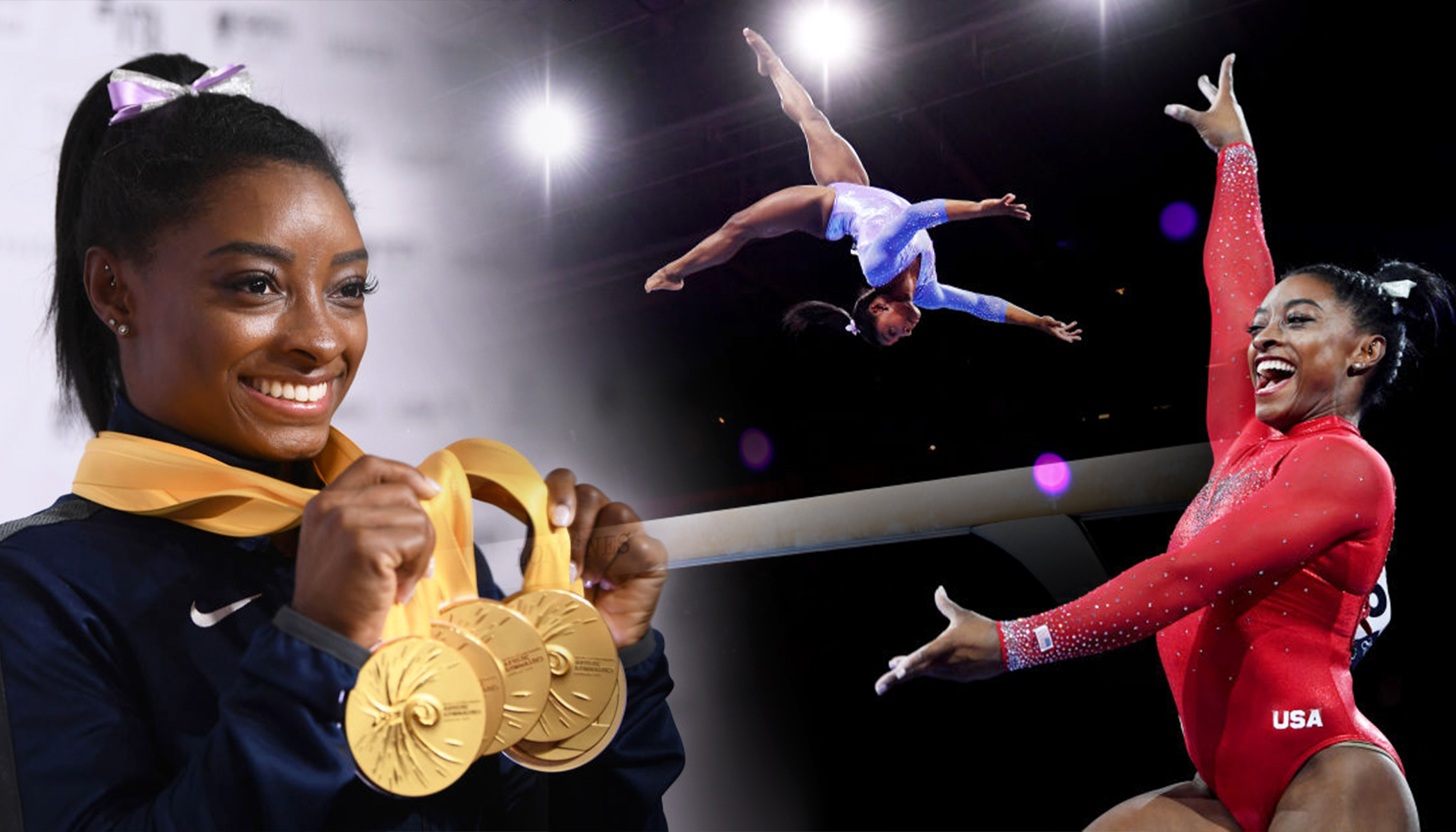 Simone Biles Racks Up More Gold Medals Than Her Age After World Championship Gymnastics