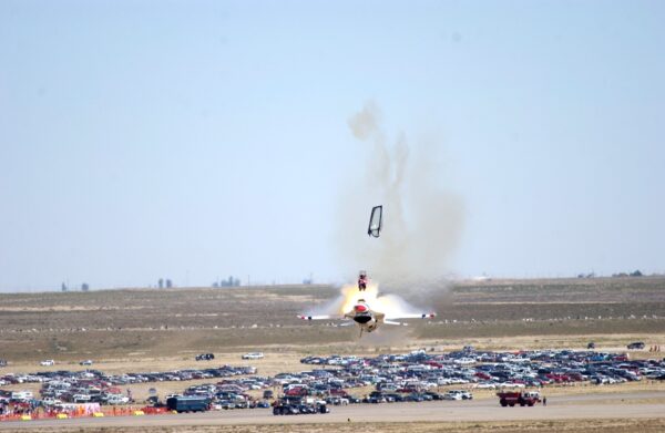 Stricklin ejecting
