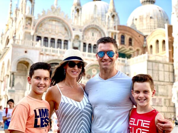 Neeb with his family
