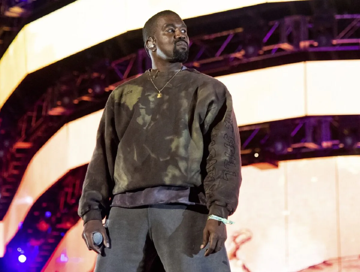 Kanye West performing at the Coachella Music & Arts Festival in Indio, Calif., on April 20, 2019. (Amy Harris/Invision/AP)