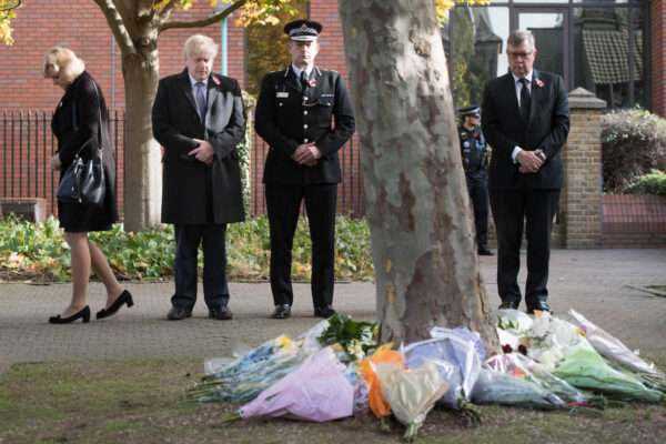 PM Johnson And Home Secretary Patel Sign Book Of Condolence For Essex Lorry Victims