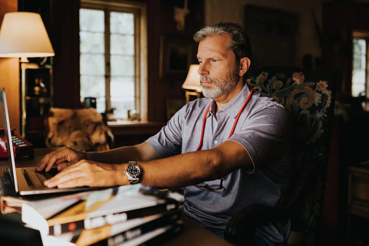 John Warner IV was a professional race car driver. After a series of accidents, he became an author. (Josue Bernal)