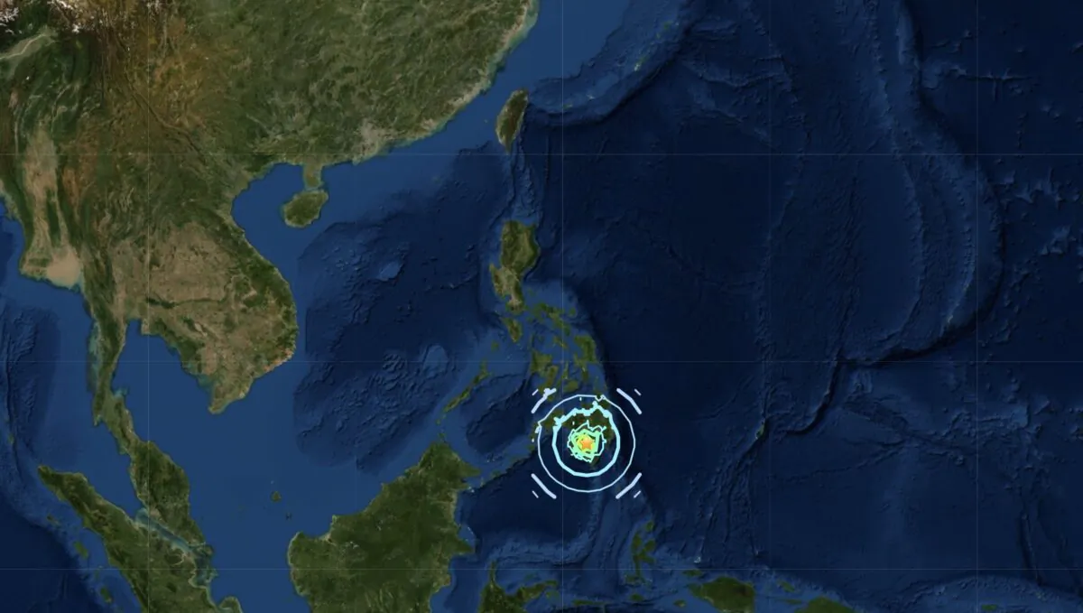6.6 magnitude earthquake its central Mindanao in the southern Philippines on Oct. 29, 2019. (USGS)
