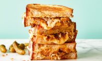 Caramelized Onion Grilled Cheese With Miso Butter