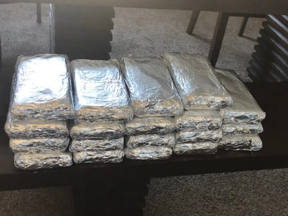 'Chemical warfare' as suspected 44 pounds of Fentanyl is seized by law enforcement officials in Dayton, Ohio, during the week of Oct. 21, 2019. (Photo: Montgomery County Ohio Sheriff's Office)