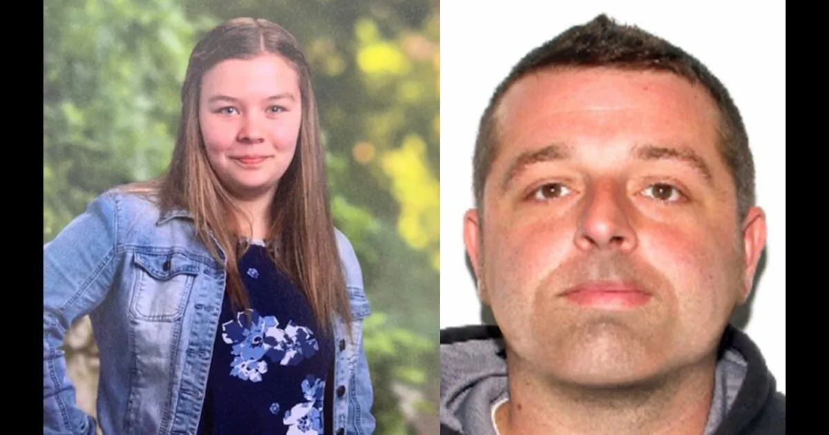 Isabel Hicks, 14, has been found safe and Bruce Lynch, 34, is in custody on Oct. 31, 2019. (Amber Alert via FBI)