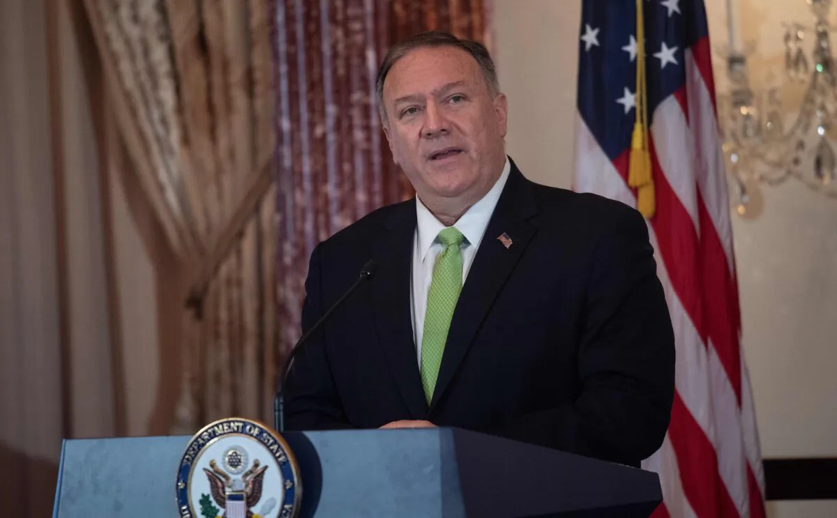Secretary of State Mike Pompeo in Washington on Oct. 31, 2019. (Nichoas Kamm/AFP via Getty Images)