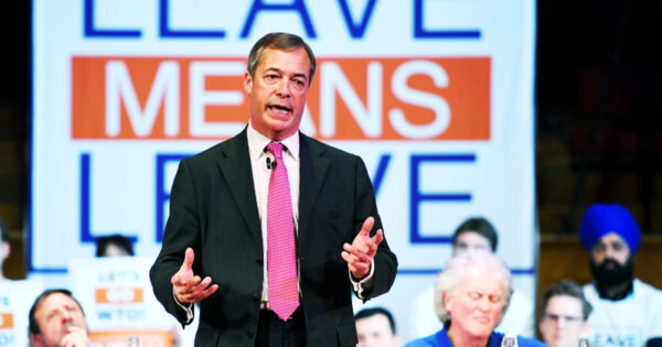 Former UKIP leader Nigel Farage